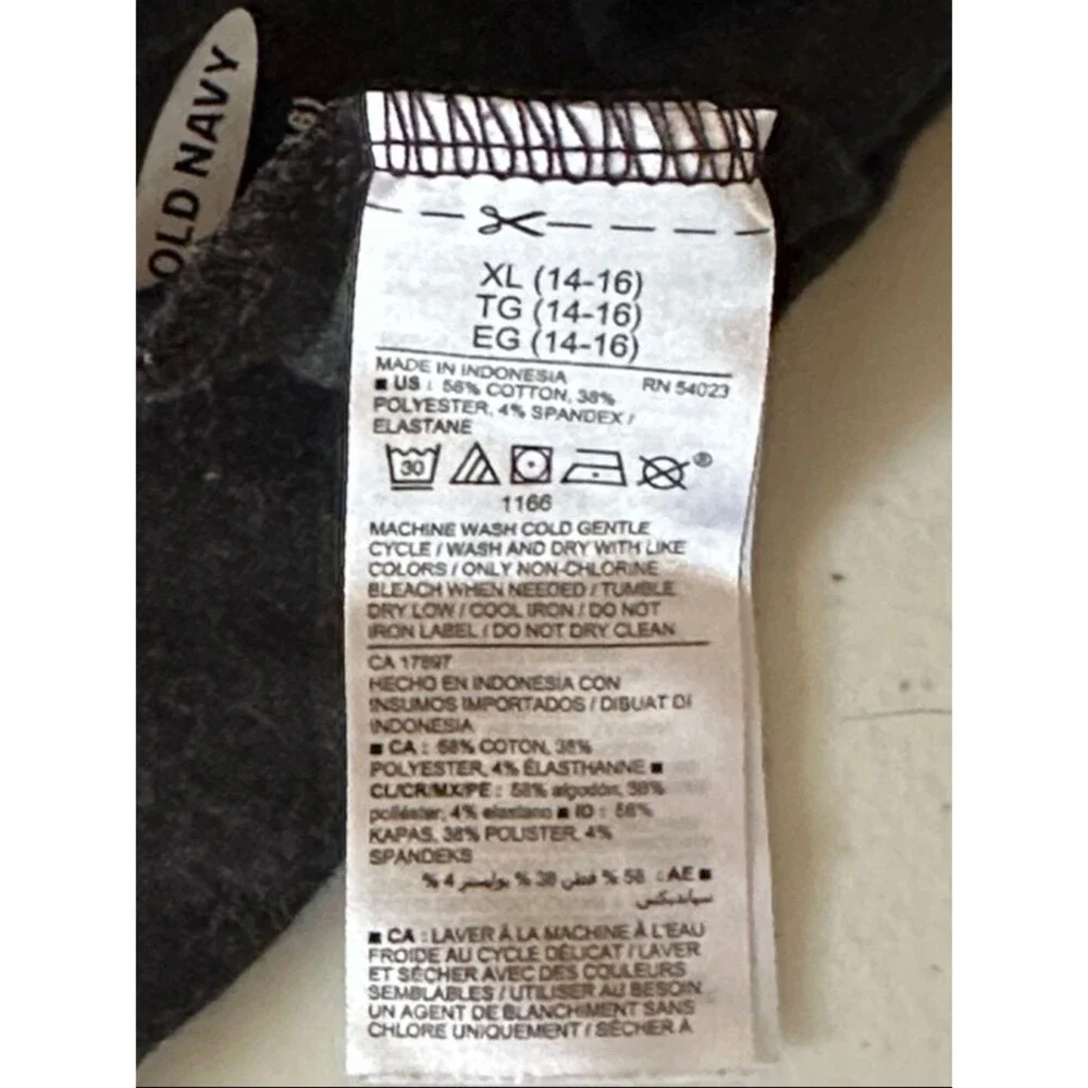 Old Navy Girls Leggings Bundle (2 Pairs) Size XL – Stretchy Everyday Basics